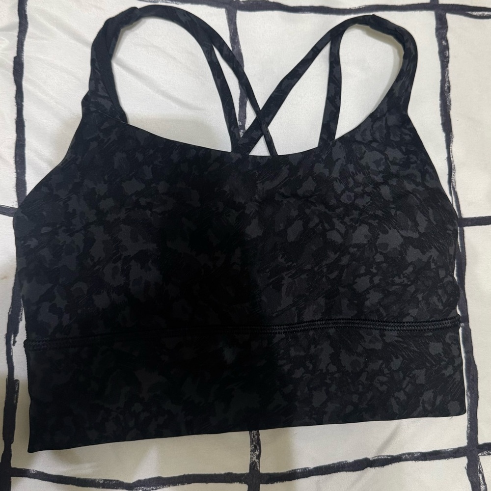 lululemon energy bra long line •medium support,B-D cup•